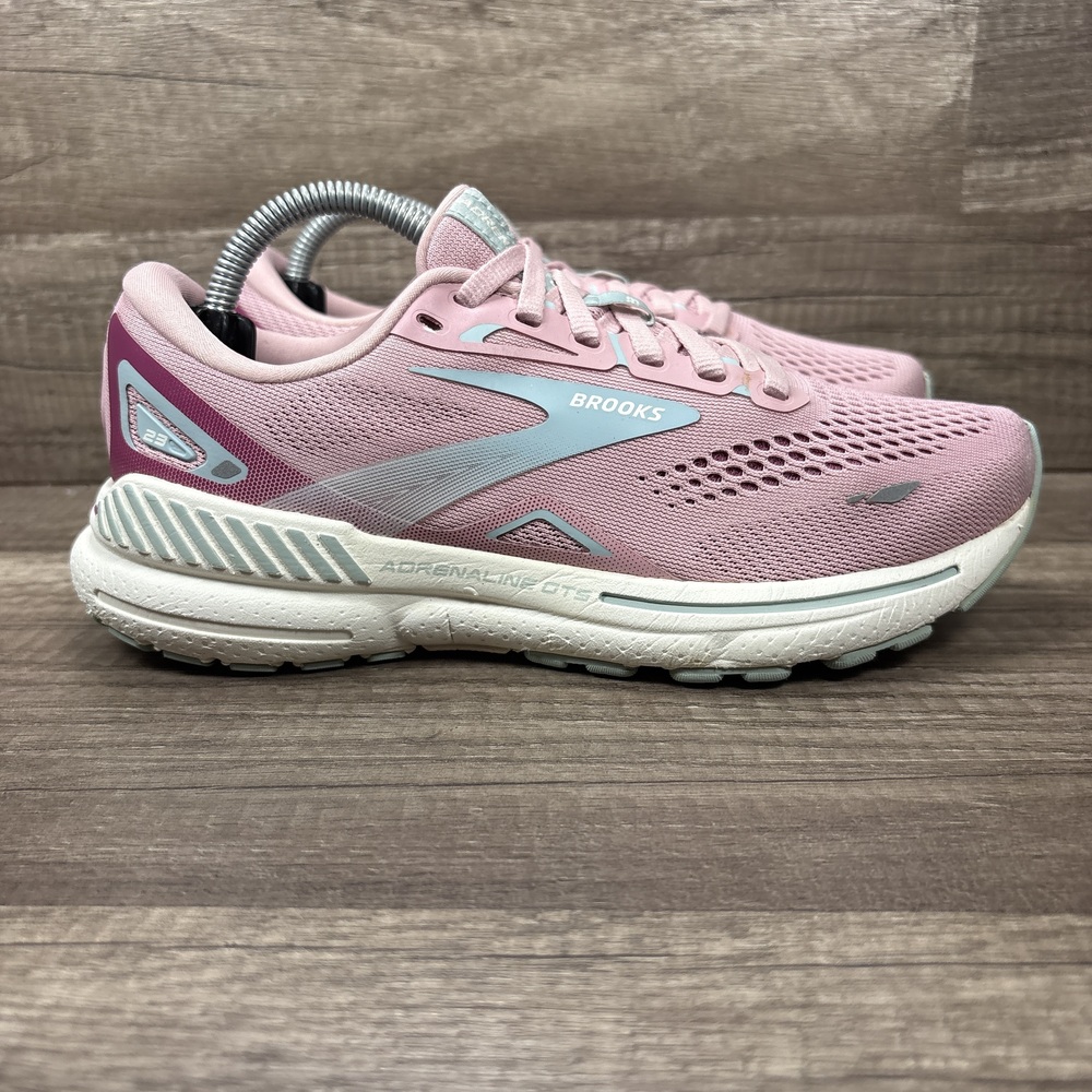 Brooks Adrenaline GTS 23 Pink Womens US Size 6 1203811B667 Running Shoes